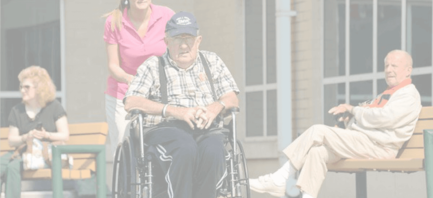 Participant enjoying outdoor respite activities